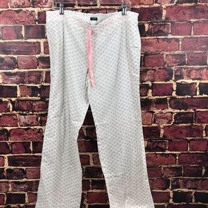J CREW FLANNEL SLEEP PANTS IN POLKA DOT Pajama PJ